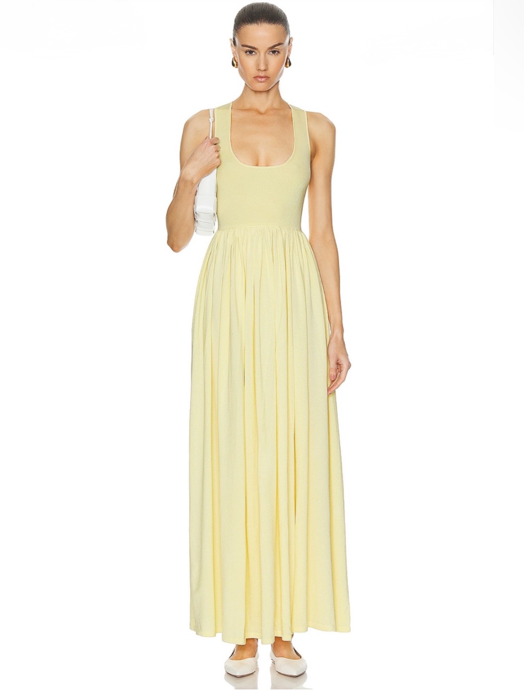 Nwt Zimmermann Butter Yellow Sleeveless Jersey Maxi Dress Size 0